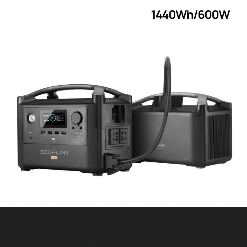 RIVER Pro portable power station with 720Wh battery capacity and multiple output ports