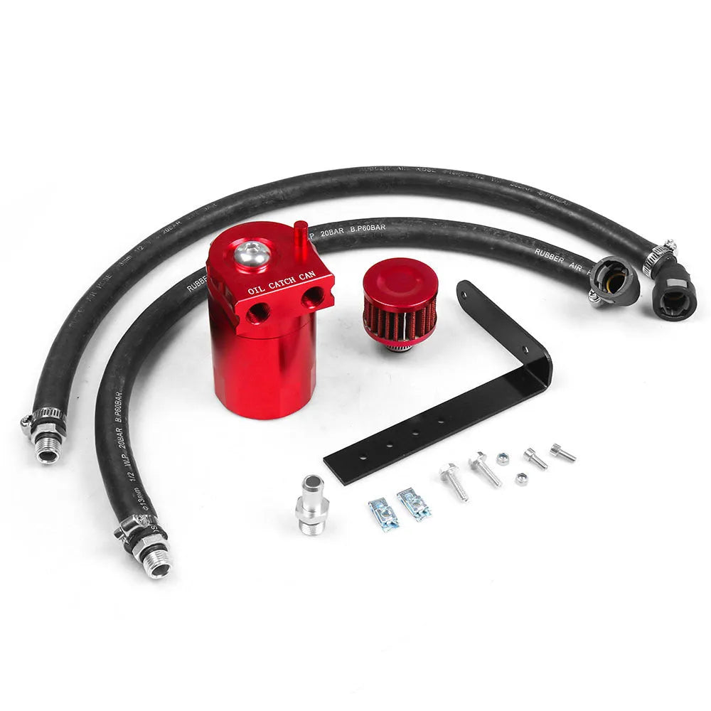 Aluminium alloy oil separator for Ford Expedition in choice of black, blue, red, or silver finish.