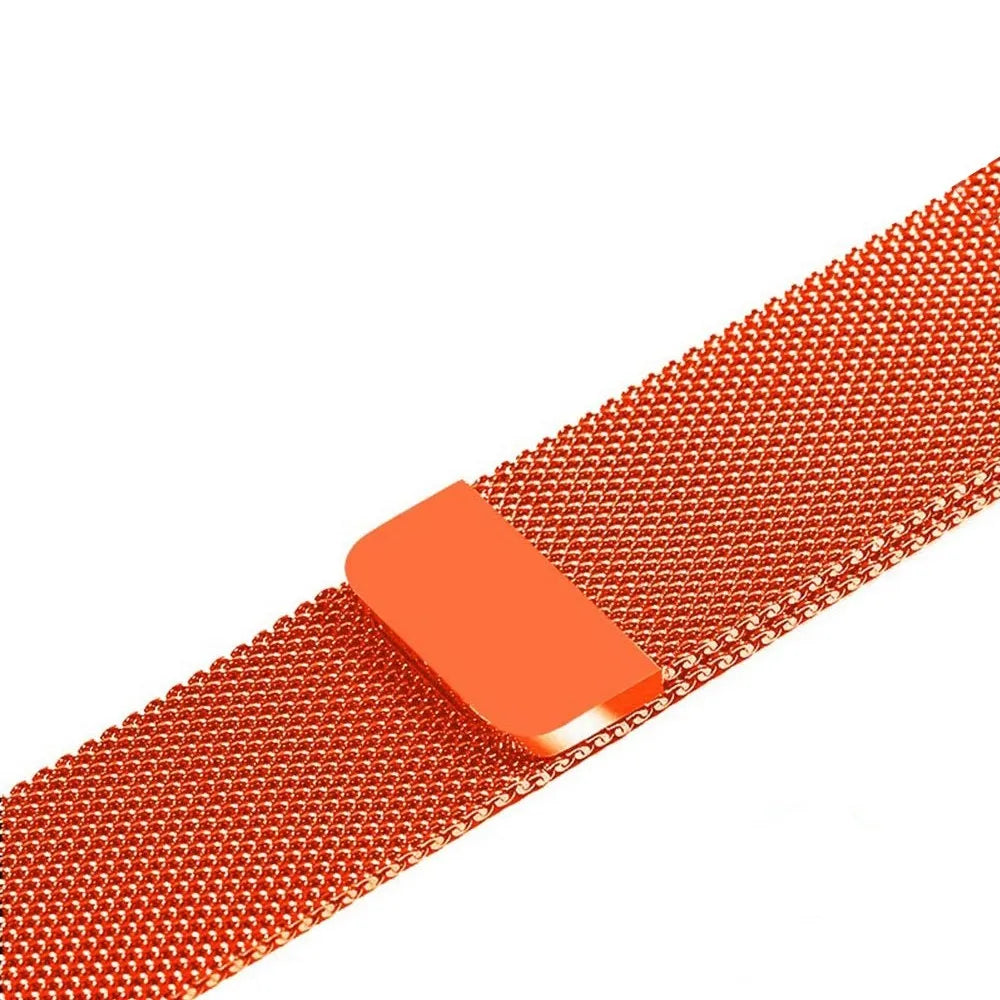 Stainless steel smartwatch strap for 38mm and 42mm watches in silver colour
