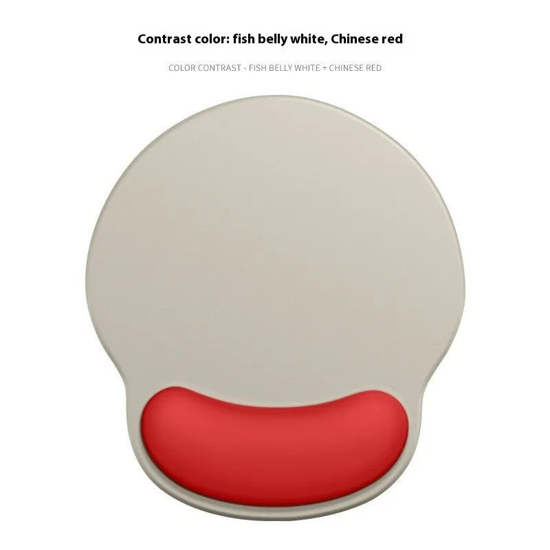 Gradient girl silicone mouse mat with wristband on desk 220x250mm