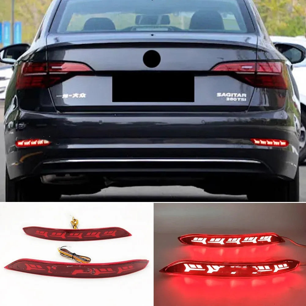 Volkswagen Sagitar modified rear bumper LED streamer light for 2019-2021 models