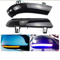 Automotive running water steering light for Volkswagen Golf MK5, made of black ABS plastic with LED strips.