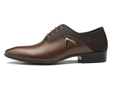 Men's Oxford shoes in black, brown, and yellow colour options with low upper height and rubber sole