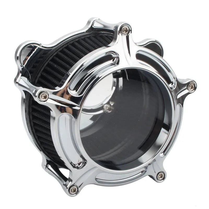 MP09-JJL aluminium car air filter kit in blue and black colour option