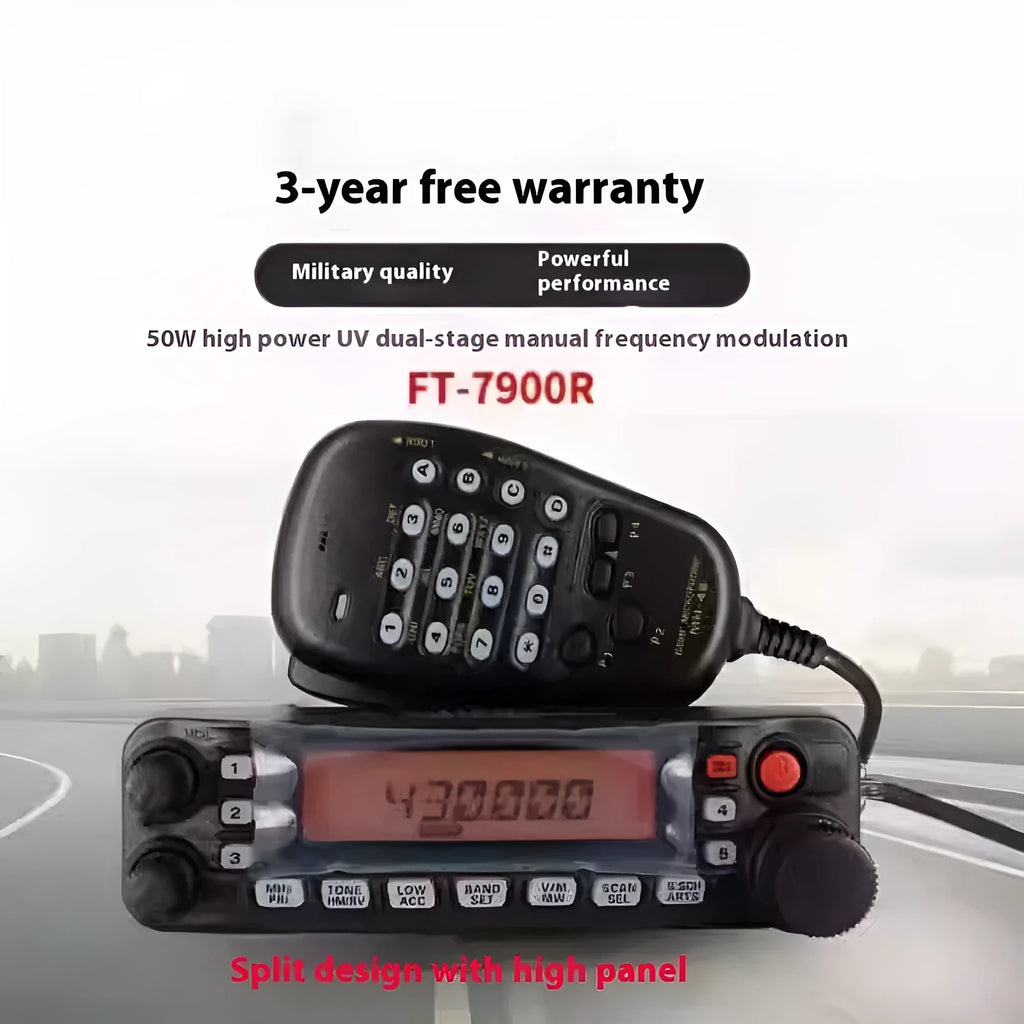 High-power car interphone for vehicle communication during self-driving tours and road trips