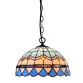 European retro baroque chandelier with coloured glaze finish and abstract design