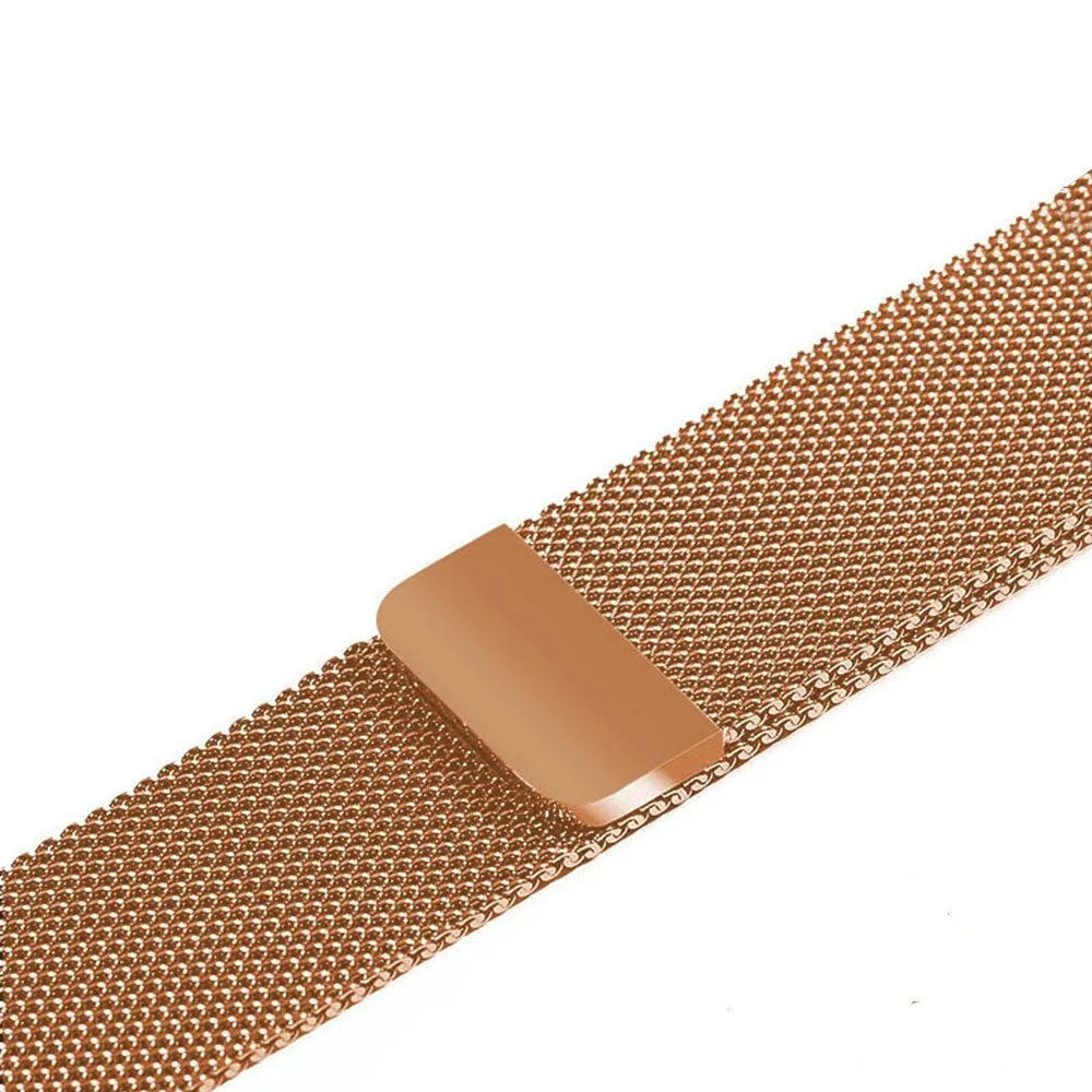 Stainless steel smartwatch strap for 38mm and 42mm watches in silver colour