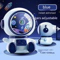Blue astronaut pencil sharpener manual operation children's stationery