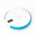 7-compartment alarm clock pill dispenser with medication reminders in multiple colour options