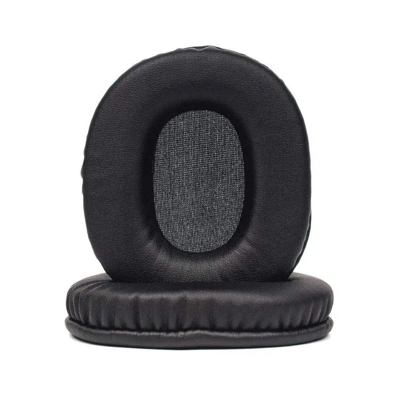 Black soft PU leather headphone earmuff covers for Sony MDR-1R headphones