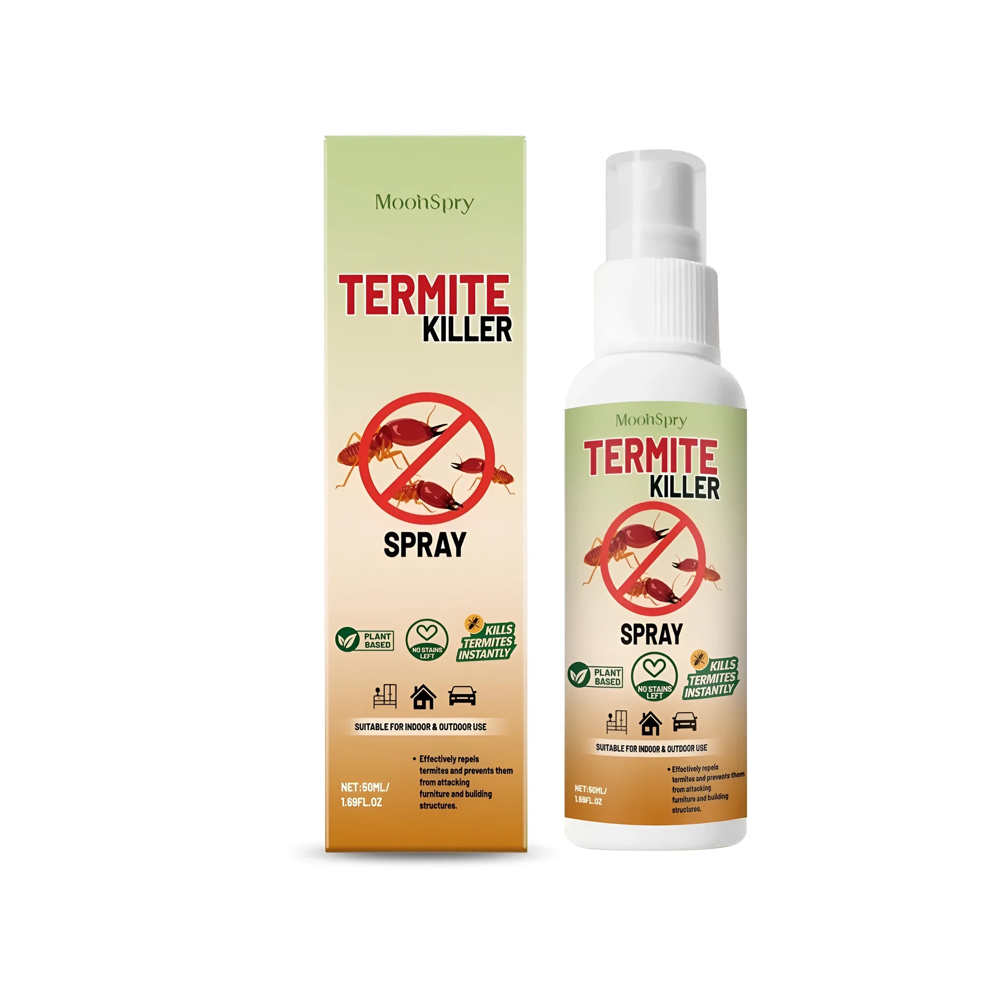 50ml termite killer spray aerosol canister for ant control with menthol ethanol formula
