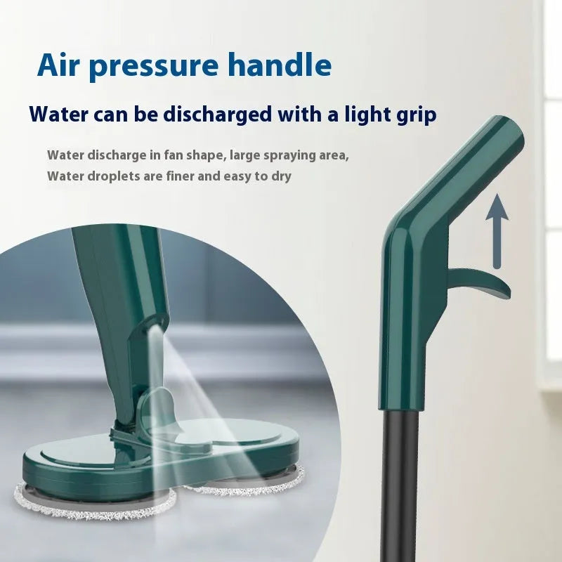S5 Green and S5 White wireless robotic floor cleaner for sweeping and mopping on hard floors