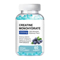 Creatine monohydrate gummies dietary supplement with 60 pieces in container