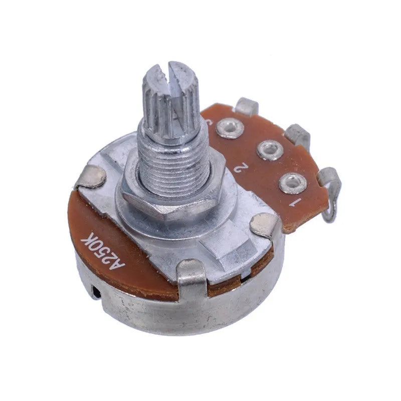 Metal electric guitar potentiometer control knob for tone and volume replacement