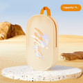 Waterproof EVA swimming storage bag in orange, red, violet, or white colours showing 3L and 7L capacity options