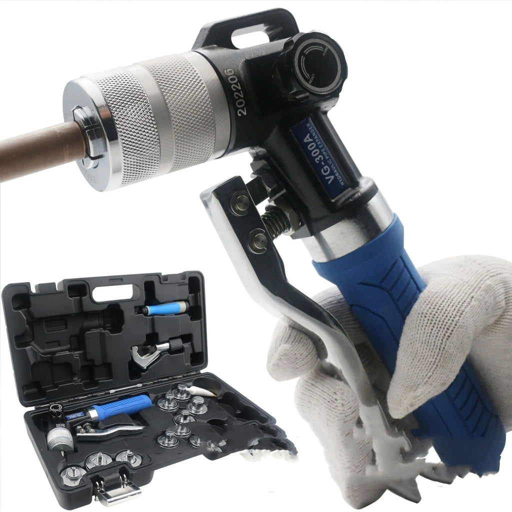 Hydraulic refrigeration tube expander tool in VG-300 style made from high-strength alloy steel