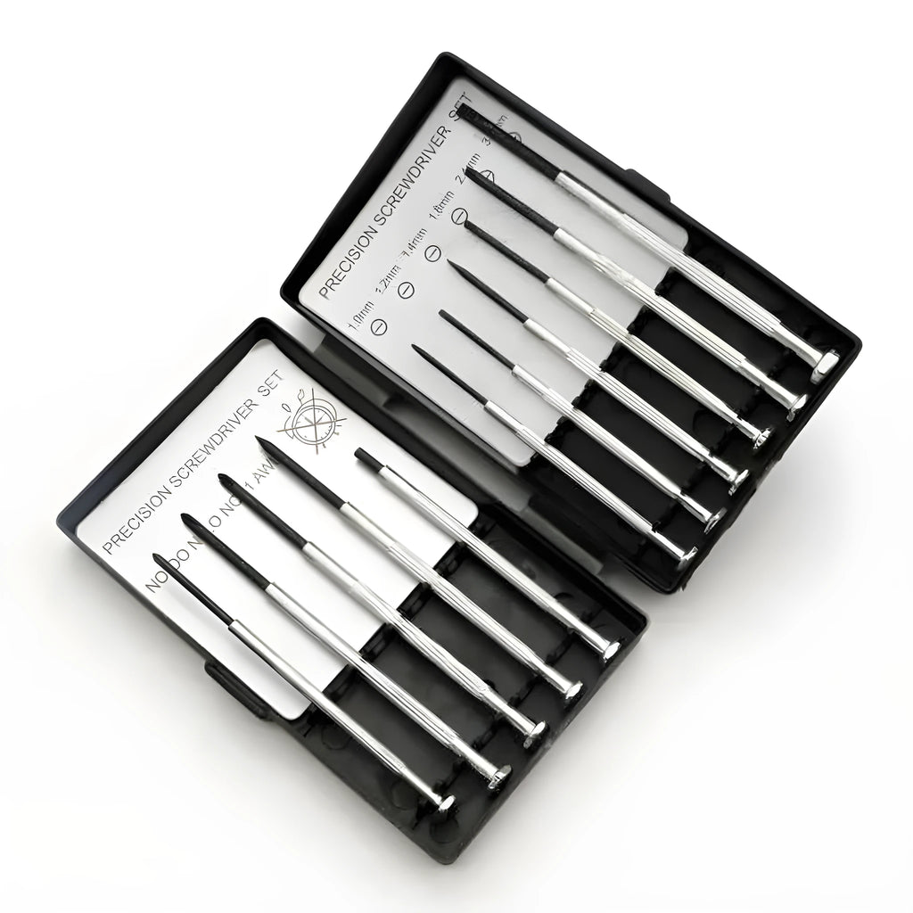 45# steel 11-piece clock screwdriver set with multiple head types for electronics repair