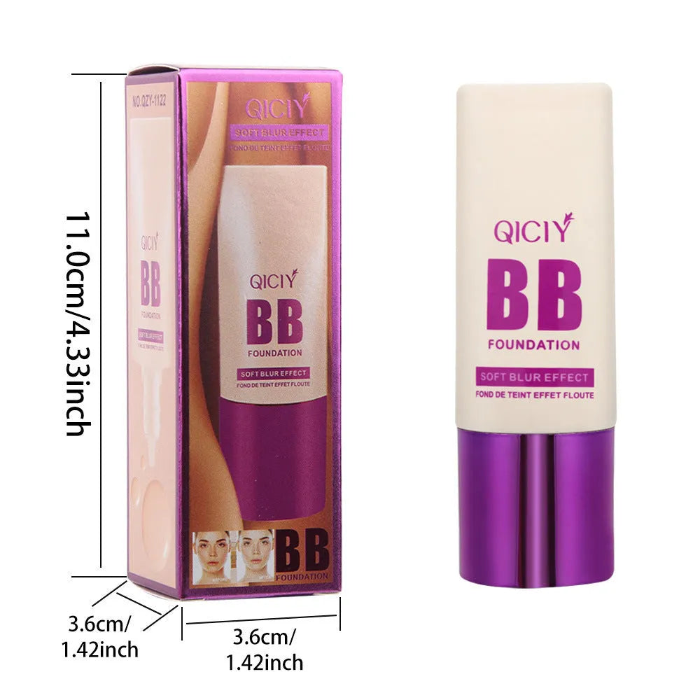 Feeding bottle BB cream foundation in liquid form with brightening properties