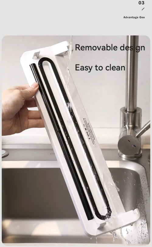 Black compact automatic vacuum sealer machine for household food preservation and item protection