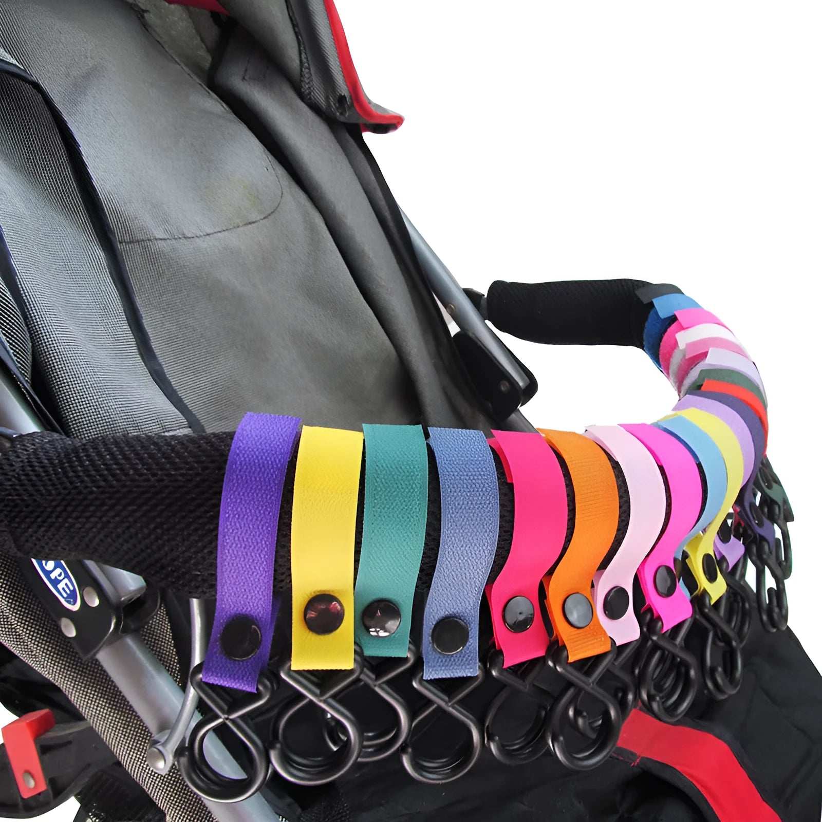 Nylon luggage hook for suitcases and travel bags in multiple colour options