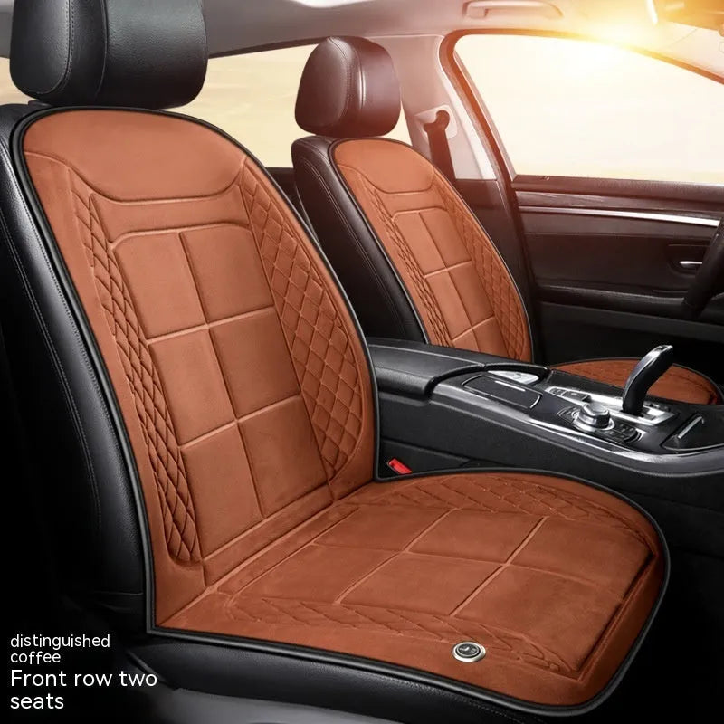 Car heated cushion with automatic heating function for winter use in vehicle
