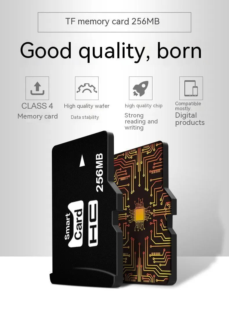 256MB TF memory card for MP3 MP4 players cameras and PSP game consoles