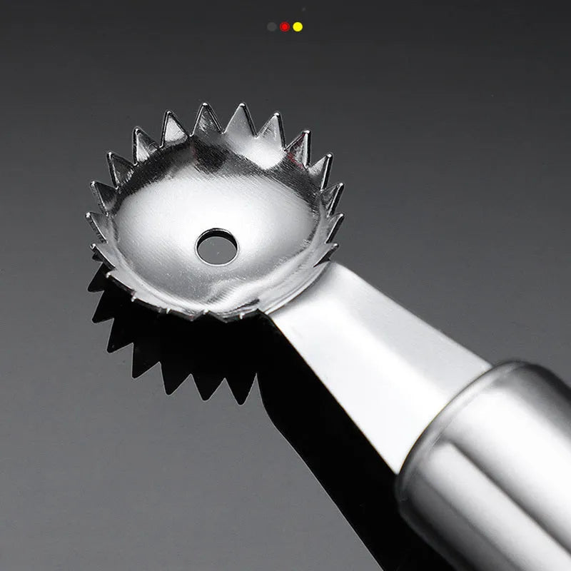 Stainless steel strawberry stem remover creative kitchen gadget modern minimalist design 410 stainless steel