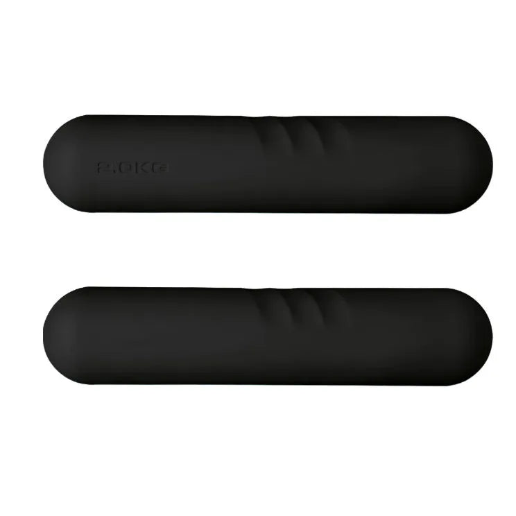 Hand-drawn silicone-grip dumbbell stick in various colours and weights for fitness training.