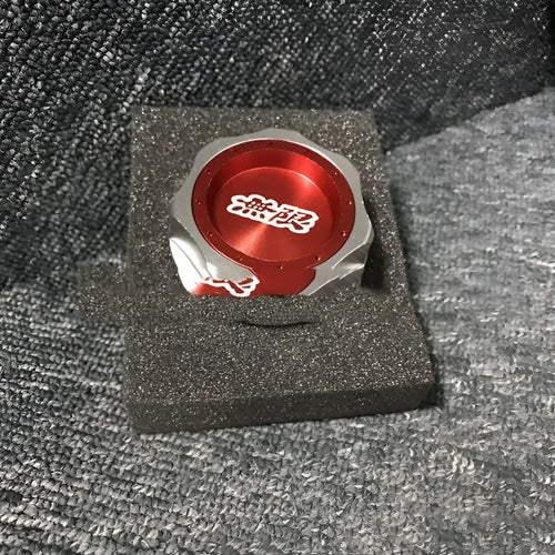 Aluminium alloy oil filter cap in six colour choices for Honda vehicles.