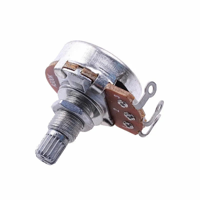Metal electric guitar potentiometer control knob for tone and volume replacement