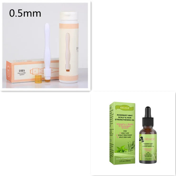 59ml bottle of Rosemary Mint Hair Growth Fluid for scalp massage and hair care