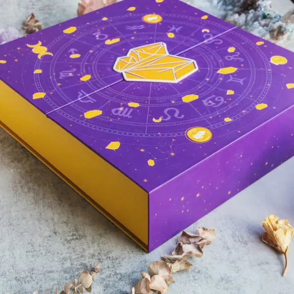 Crystal Halloween Countdown Gift Box paper decoration with 33.5cm width dimensions