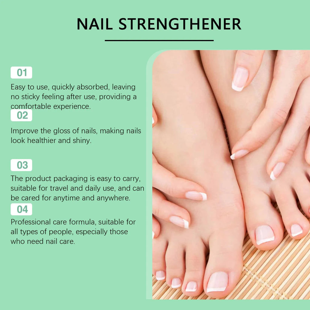 30ml bottle of nail care nursing solution for gentle daily cleaning.