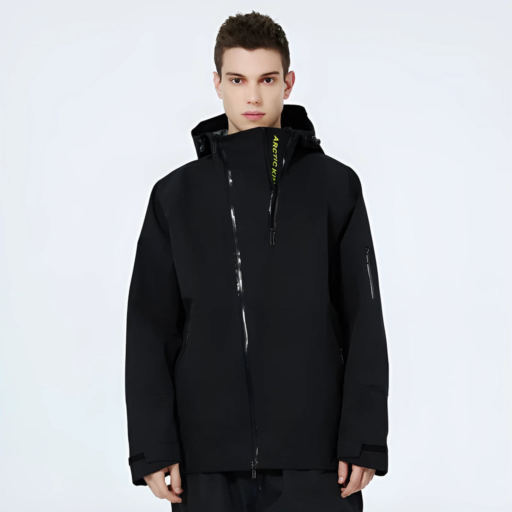 Men's and women's thin ski suit in yellow, black, grey and liner colours for snow sports