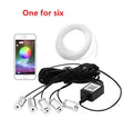 APP cold light strip car interior decoration lights with RF remote control 6m pipe aluminium housing