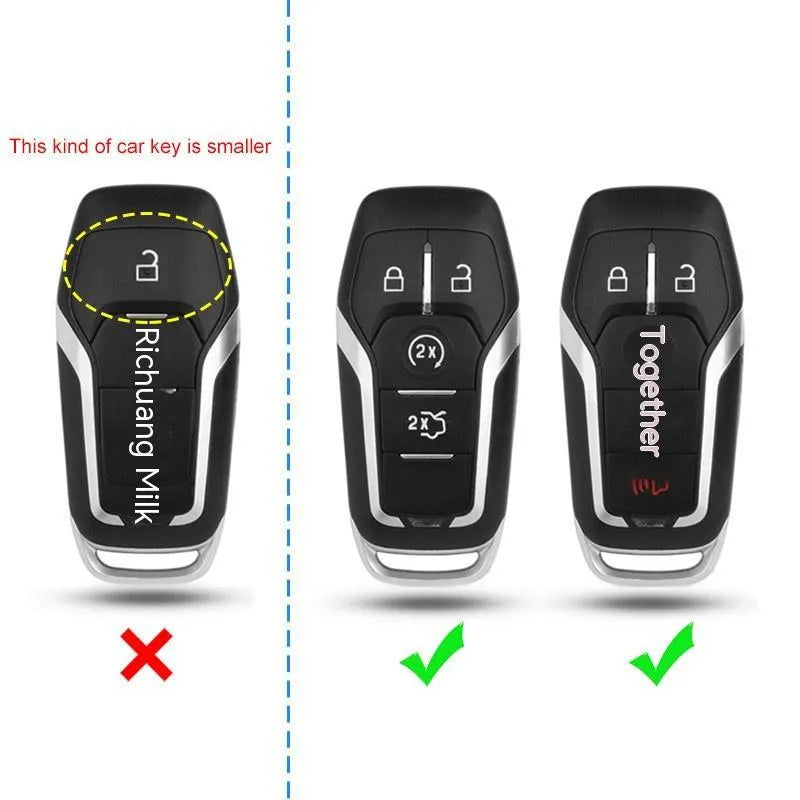 Plastic protective shell for car remote control keys showing single shell design