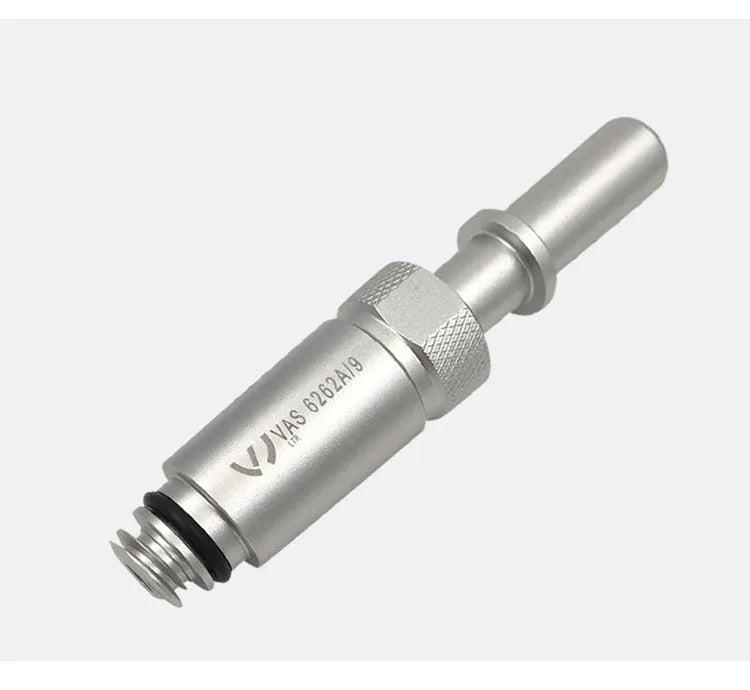 Silver metal transmission refuelling joint VAS6262-9 for automotive MTF fluid changing