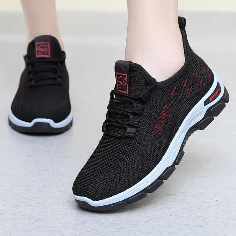 Casual sports sneakers with soft PVC soles in multiple colours for men and women