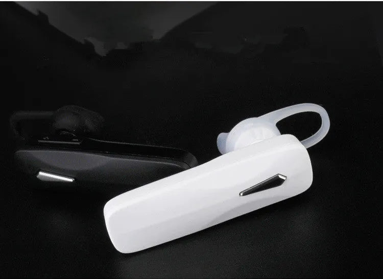 M163 car Bluetooth headset unit in black or white colour with control buttons