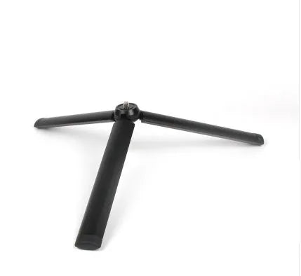 Black aluminium mobile phone tripod handheld stabilizer compatible with iPhone
