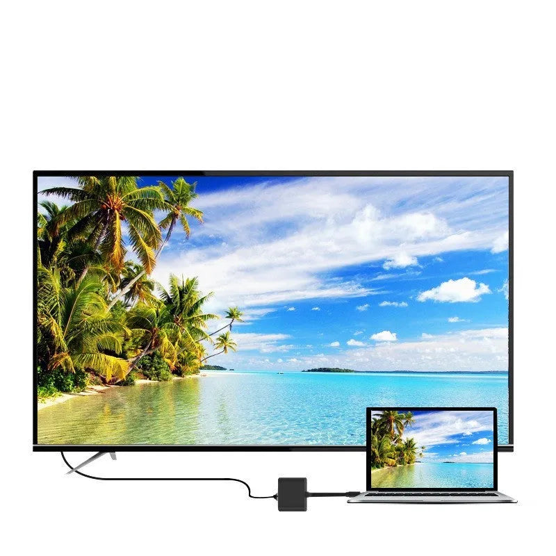 Black USB 3.1 Type-C to HDMI adapter cable for Nintendo Switch video output