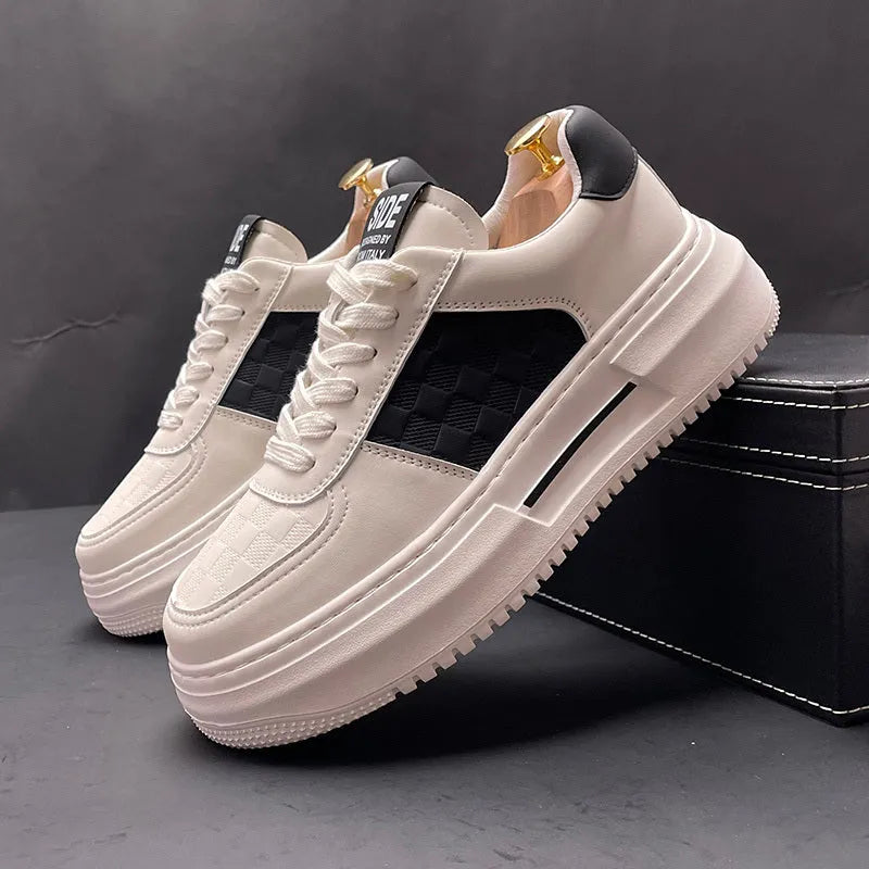 Unisex sports casual shoes with cloth upper and rubber foam sole in white, green, and black colours