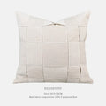 Chenille woven 50x50cm pillow cushion in seven colour options with feather velvet core