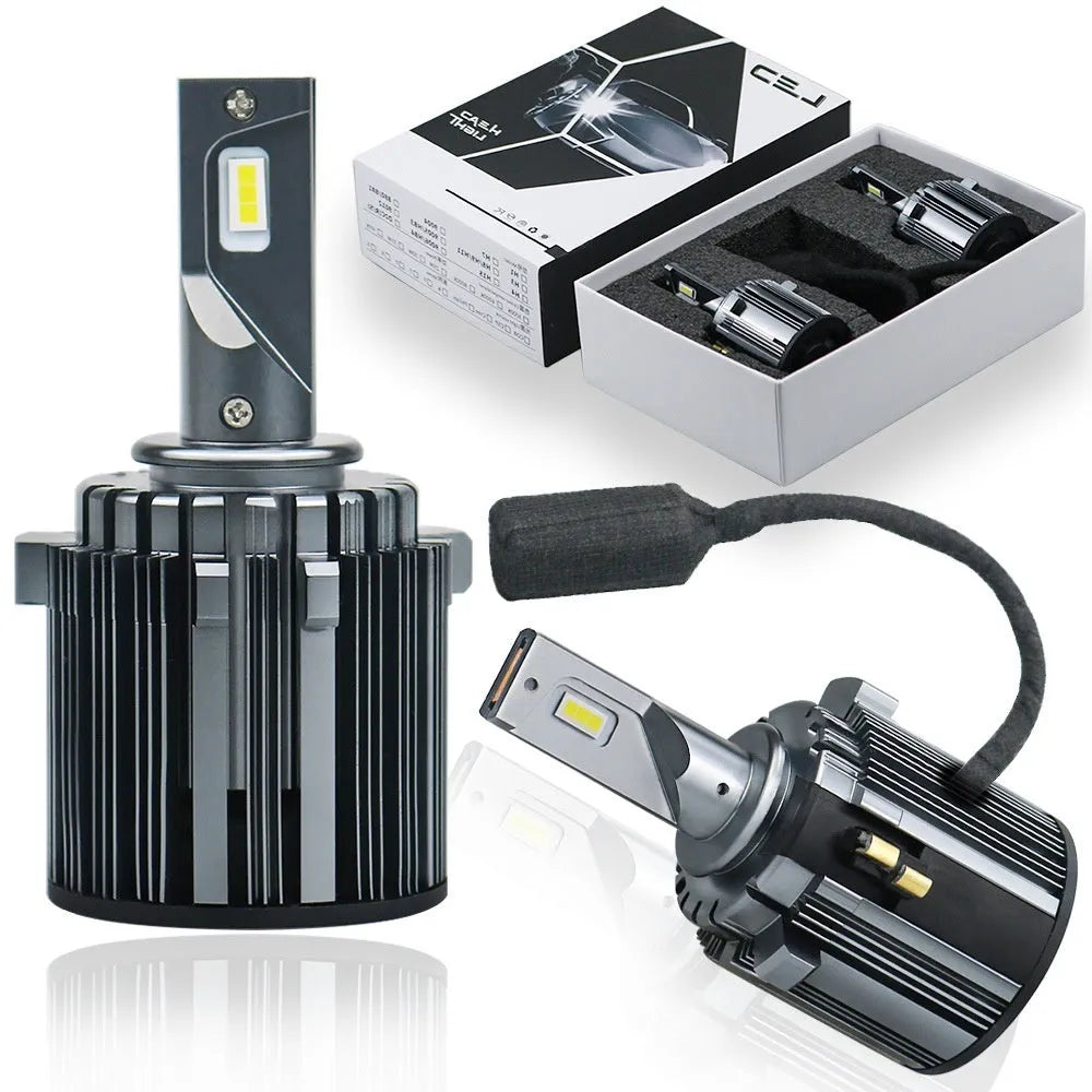Volkswagen Golf 7 LED headlight bulb kit with aviation aluminium housing for low beam upgrade