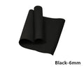 EVA yoga mat in multiple colours showing 4mm and 6mm thickness options for fitness and exercise