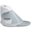 M618 wireless vertical ergonomic mouse in black or white with USB receiver