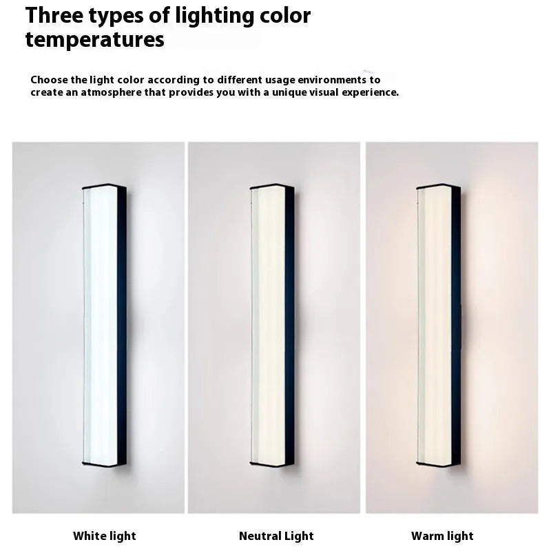 Modern outdoor wall lamp for villa hotel courtyard entrance lighting in five size options