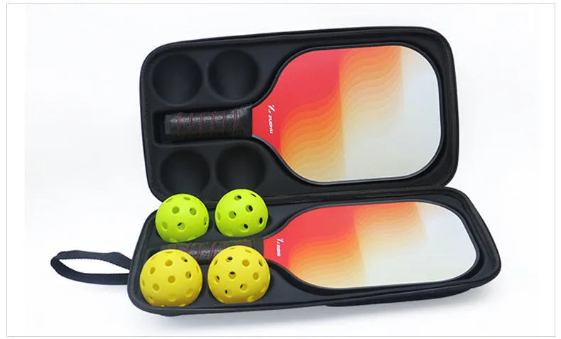 Black Peak pickleball racket shoulder storage bag with double straps