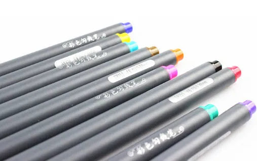 Hook line technical drafting pen with 0.38mm tip and 15.8cm barrel for architectural and broadcast applications
