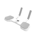 White household flat support trainer with aluminium tubing construction for exercise and rehabilitation